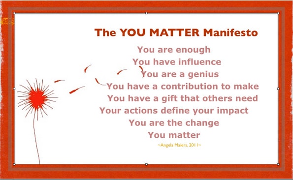 You Matter Manifesto